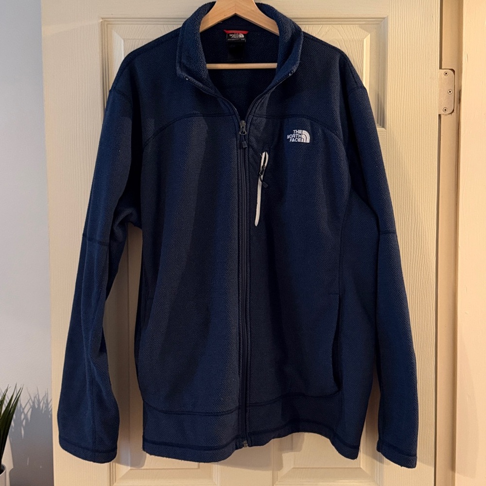 The North Face Men’s Dark Blue Full-Zip Fleece XXL